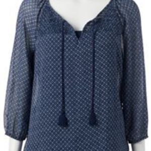 Sonoma 1/2 sleeve Blouse